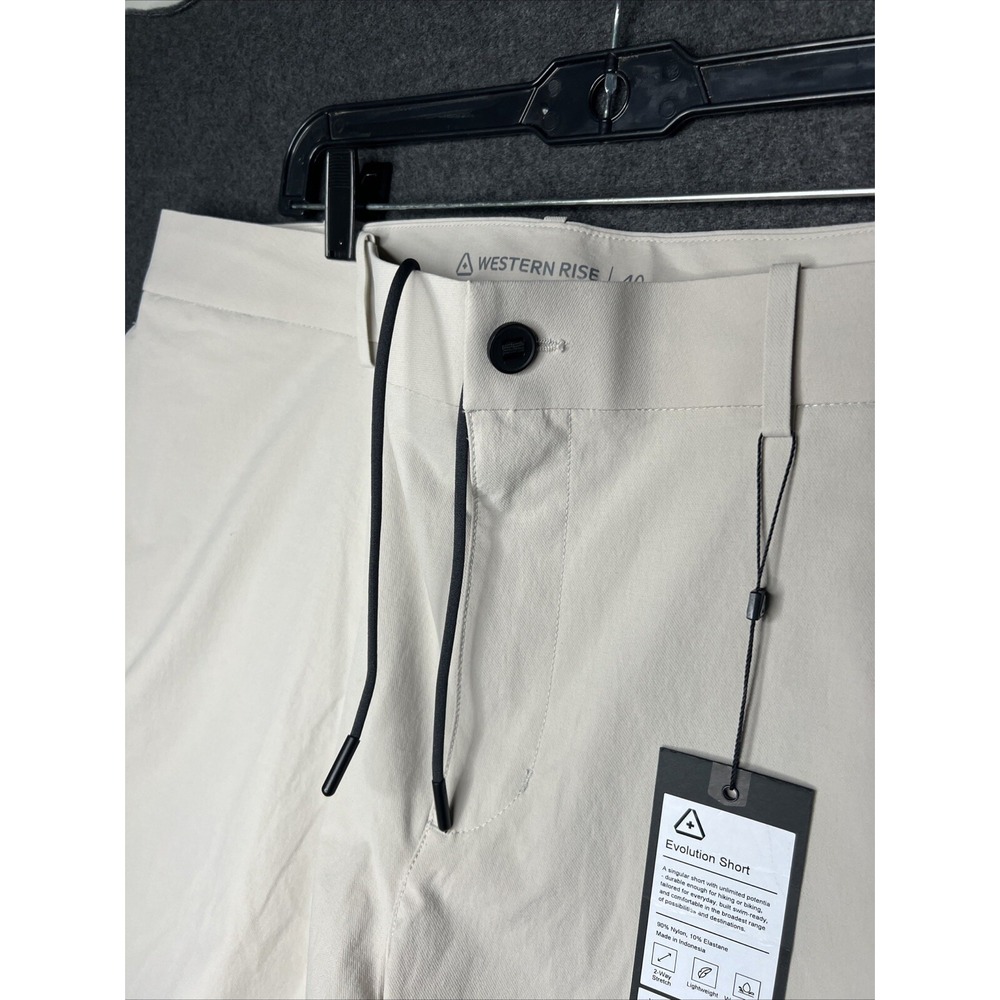 Western Rise Evolution Shorts 7" Inseam Sand Color Men's Size 40 Stretch - Picture 5 of 9